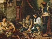 Eugene Delacroix The Women of Algiers oil painting reproduction